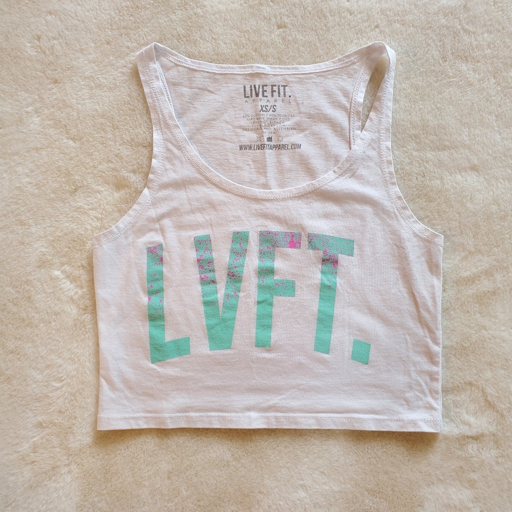 Live Fit LVFT Crop Tank Size XS/S